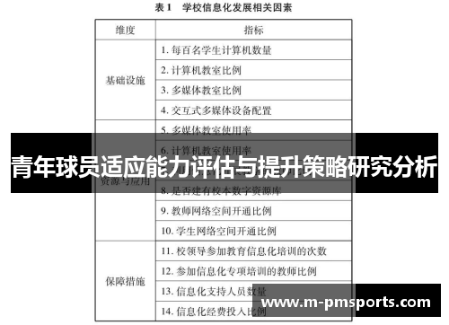青年球员适应能力评估与提升策略研究分析